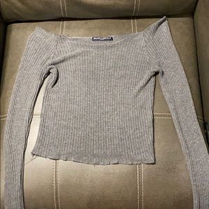 Long sleeve crop top